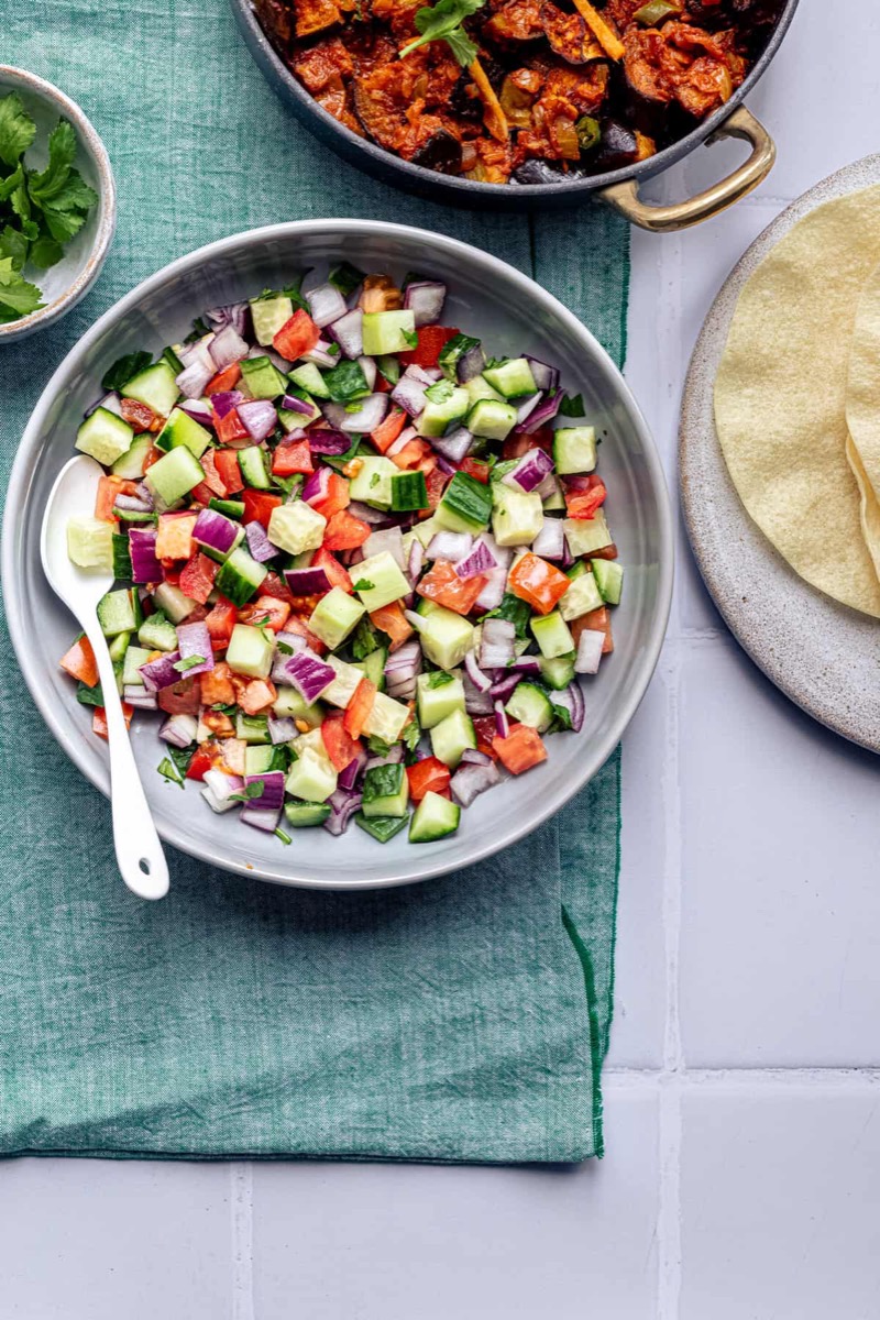 Onion Gherkin Salad